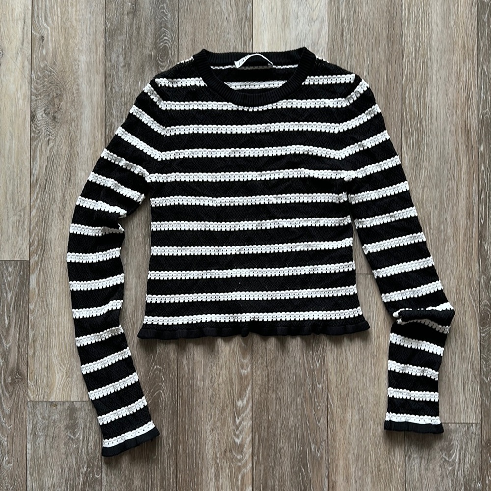 ZARA OPEN KNIT TOP